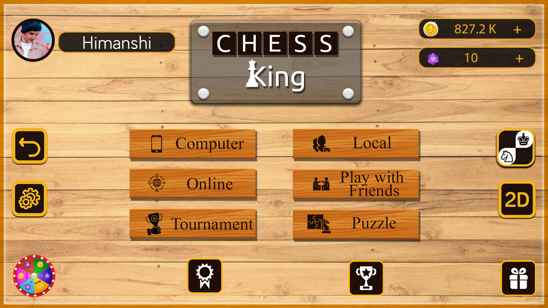 Chess King Multiplayer UI